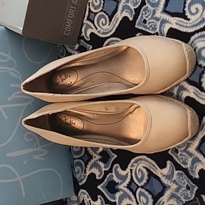 2/$35 Natural Canvas Espadrilles Pumps